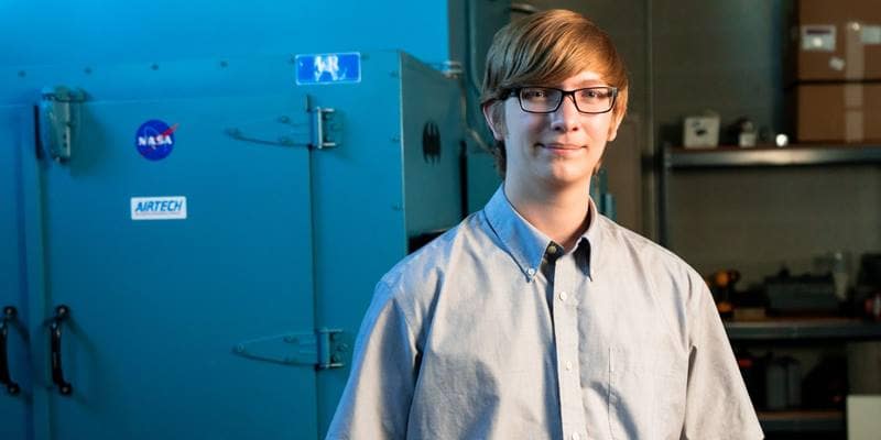 Aerospace Engineering major and Boeing Scholar Brennan Acevedo