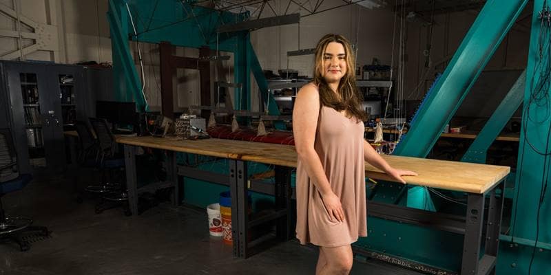 Boeing Scholar and Aerospace Engineering major Lainey Davis (
