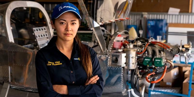 Prescott student and Boeing Scholar Zsoee Eisel