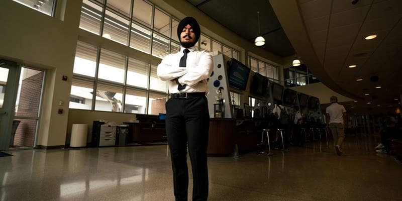 Aerospace Engineering major Prabhsidak Singh (